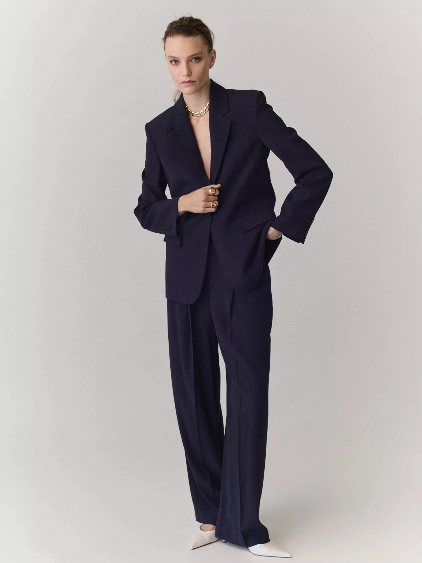 Брюки MANGO NEWARK модель 37064449_65 Фото