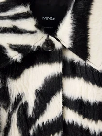Куртки та дублянки MANGO ZEBRA модель 37097133_99 Фото