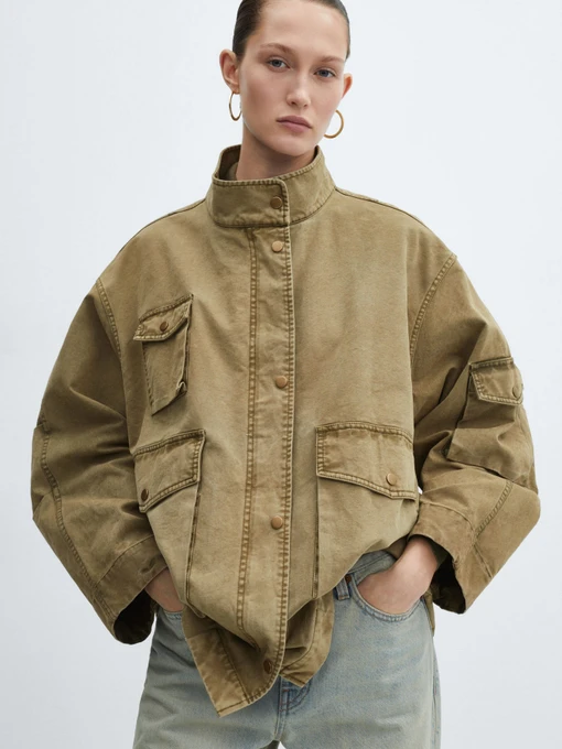 Куртки и дубленки MANGO AFRICA модель 67066316_37 Фото