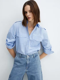 Джинси MANGO Cargo модель 67094062_TM Фото