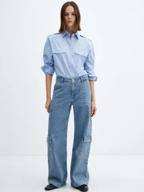 Джинси MANGO Cargo модель 67094062_TM Фото