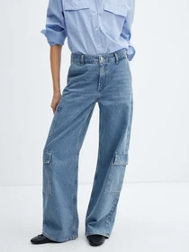 Джинси MANGO Cargo модель 67094062_TM Фото