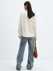 Рубашки MANGO Basic модель 67020435_5 Фото