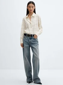 Рубашки MANGO Basic модель 67020435_5 Фото