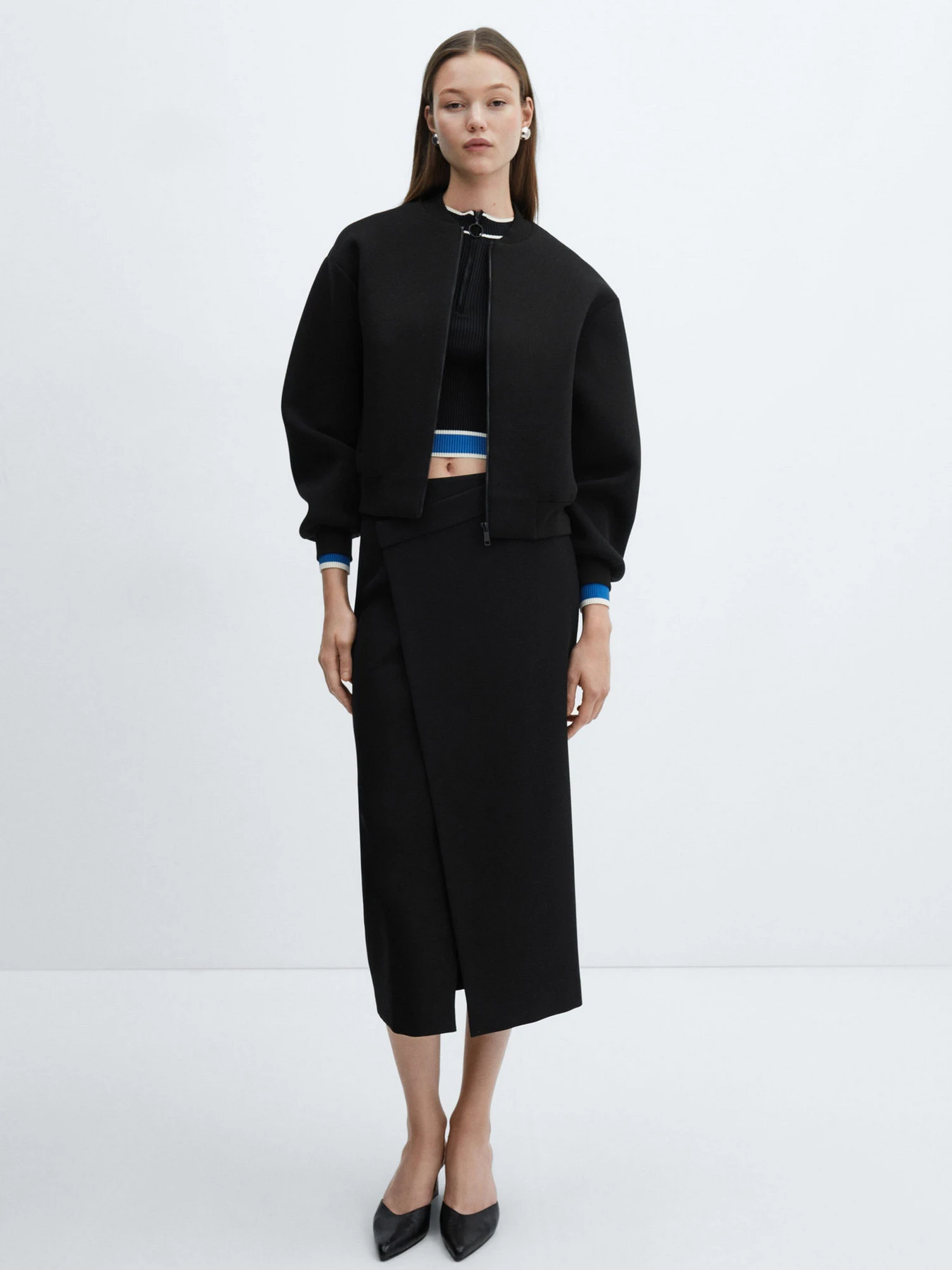 Куртки и дубленки MANGO LINKIN2 модель 67025750_99 Фото