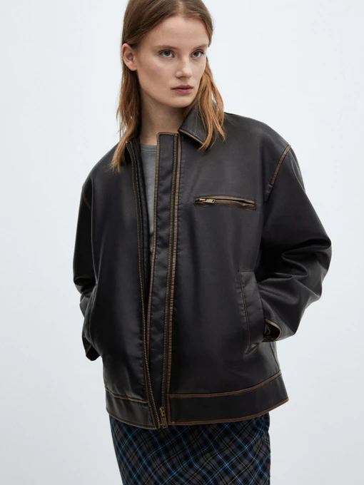 Куртки та дублянки MANGO NAPOLI модель 67044787_30 Фото