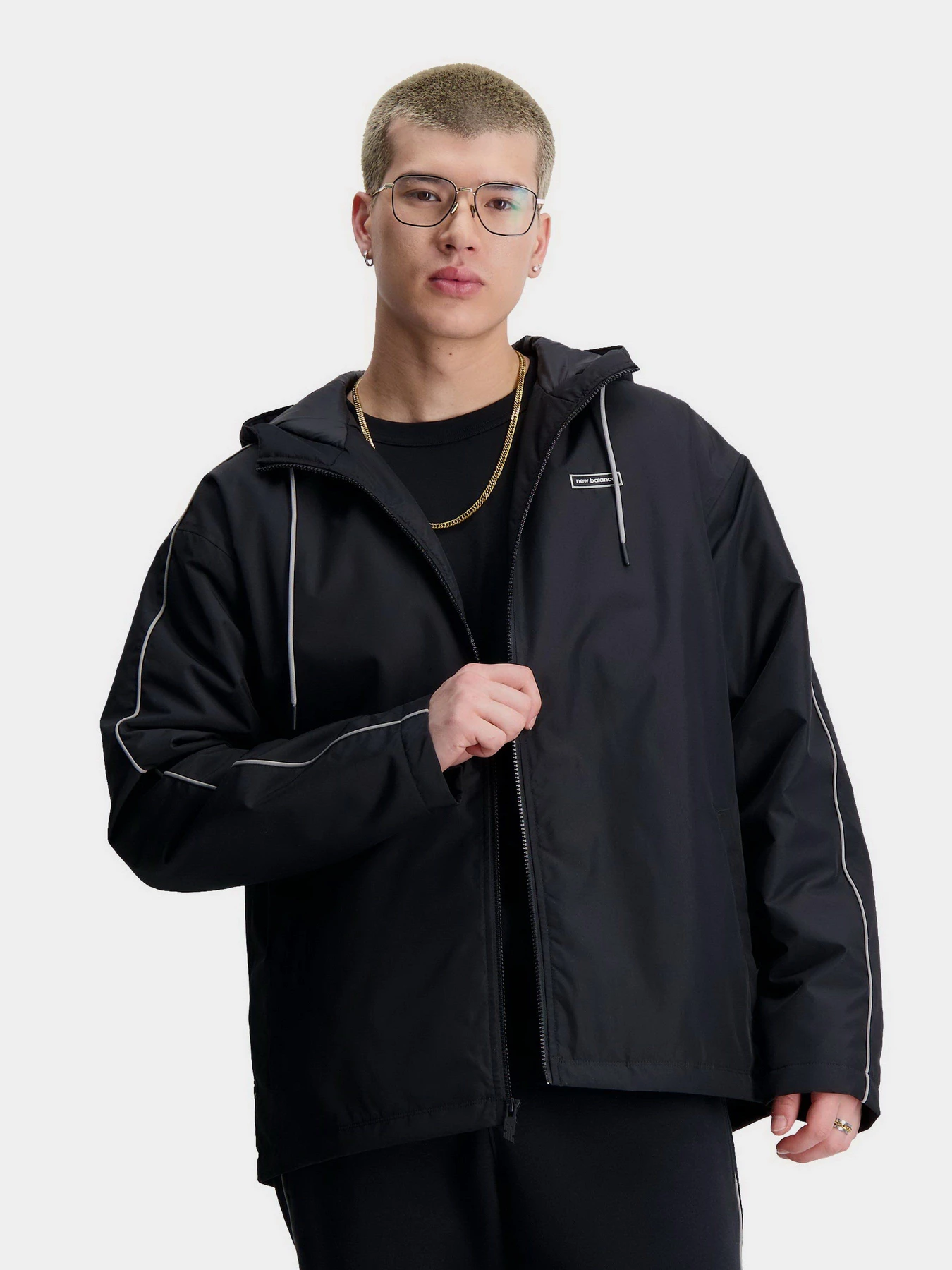 Куртки и дубленки New Balance Essentials Winter Padded модель MJ33537BK Куртки и дубленки New Balance Essentials Winter Padded модель MJ33537BK Фото