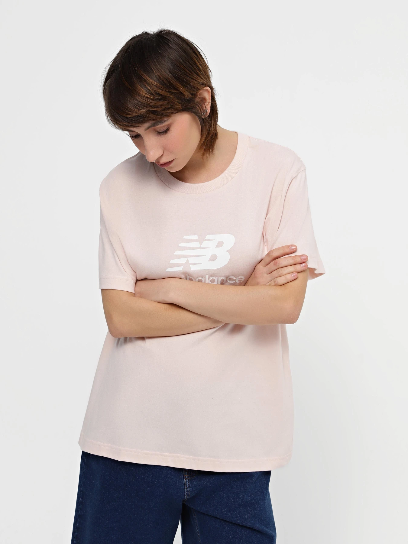 Футболки и поло New Balance STACKED LOGO модель WT41502OUK Футболки и поло New Balance STACKED LOGO модель WT41502OUK Фото