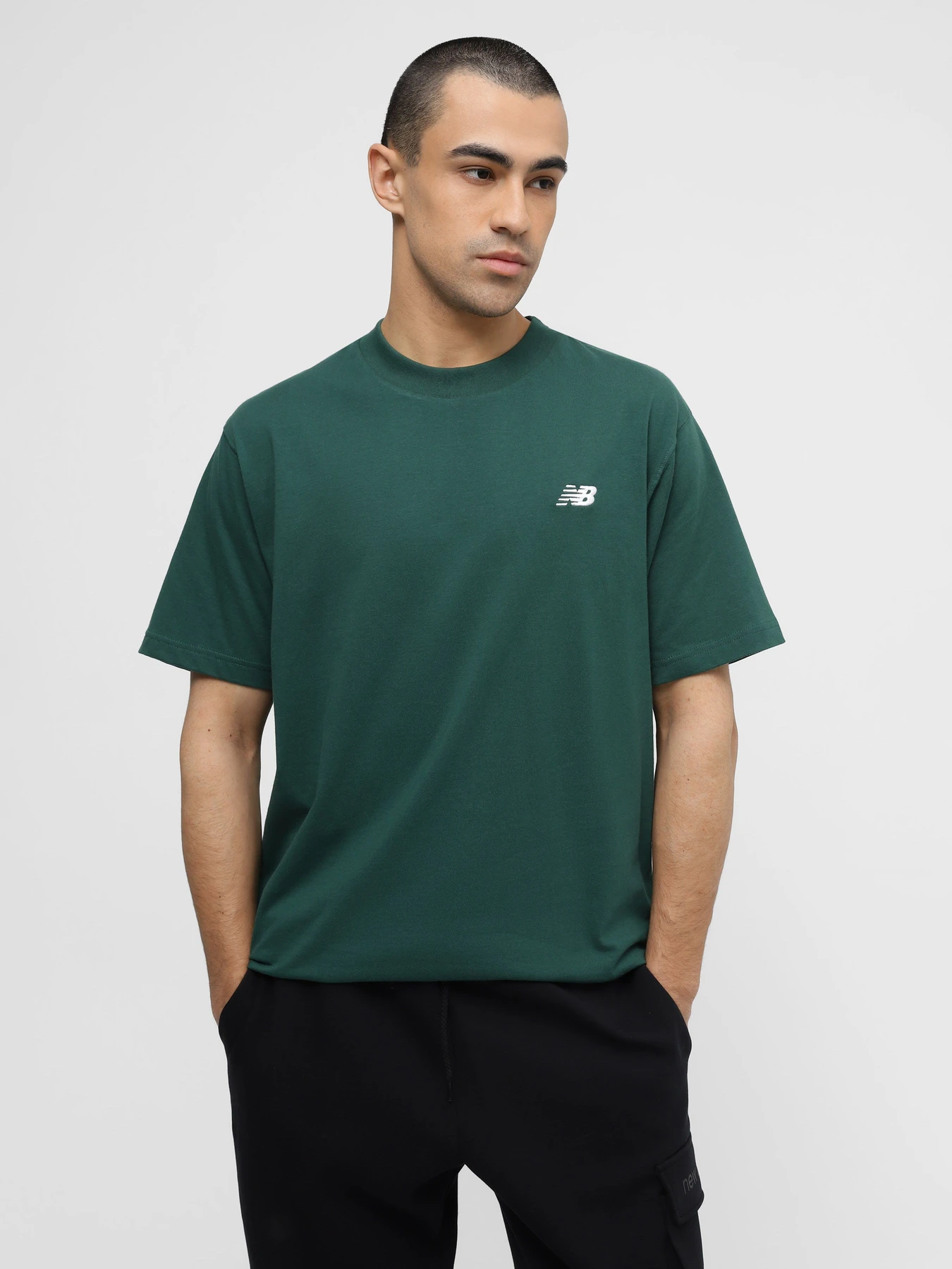 Футболки и поло New Balance SMALL LOGO модель MT41509NWG Футболки и поло New Balance SMALL LOGO модель MT41509NWG Фото