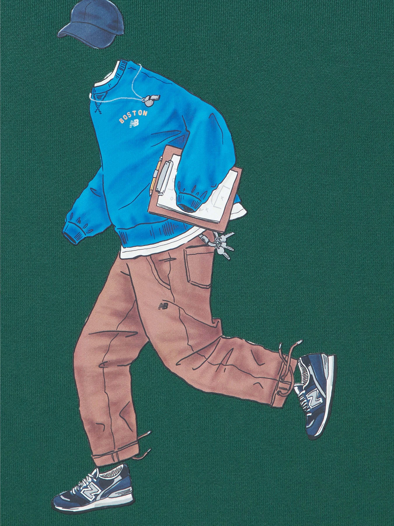 Худи и свитшоты New Balance ATHLETICS GRAPHICS модель MT41538NWG Фото