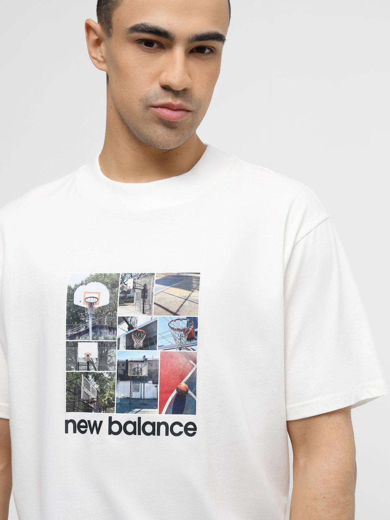 Футболки и поло New Balance HOOPS GRAPHIC модель MT41598SST Футболки и поло New Balance HOOPS GRAPHIC модель MT41598SST Фото