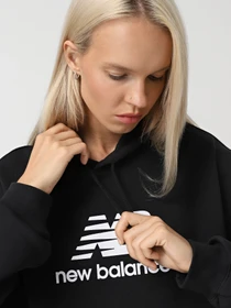Худи и свитшоты New Balance ESSENTIALS FLEECE модель WT41506BK Фото