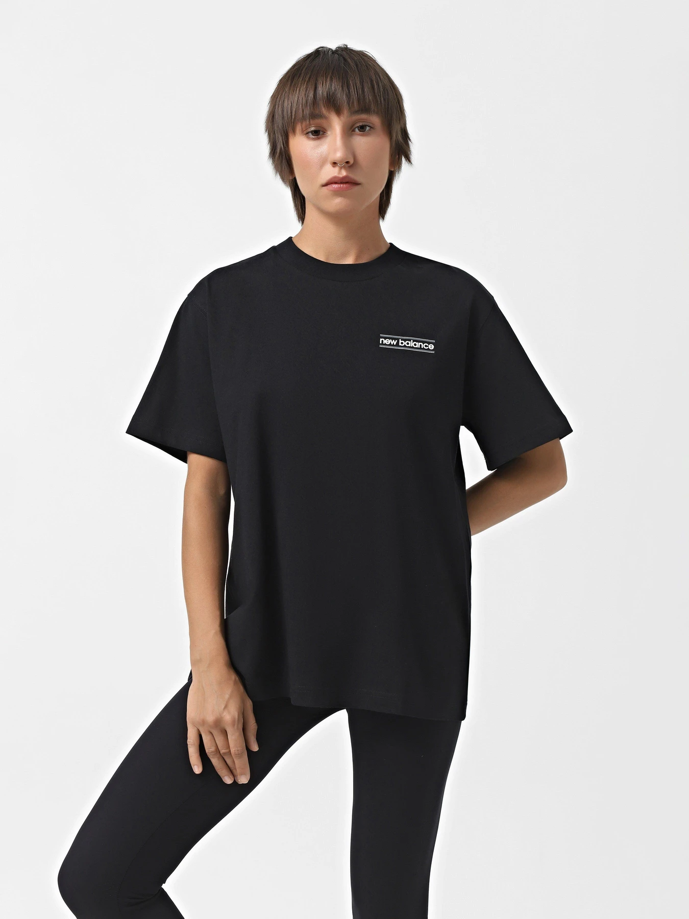 Футболки і поло New Balance ATHLETICS RELAXED SYSTEM модель WT43550BK Футболки і поло New Balance ATHLETICS RELAXED SYSTEM модель WT43550BK Фото