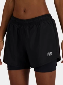 Шорты New Balance ESSENTIALS 2IN1 модель WS41225BK Фото