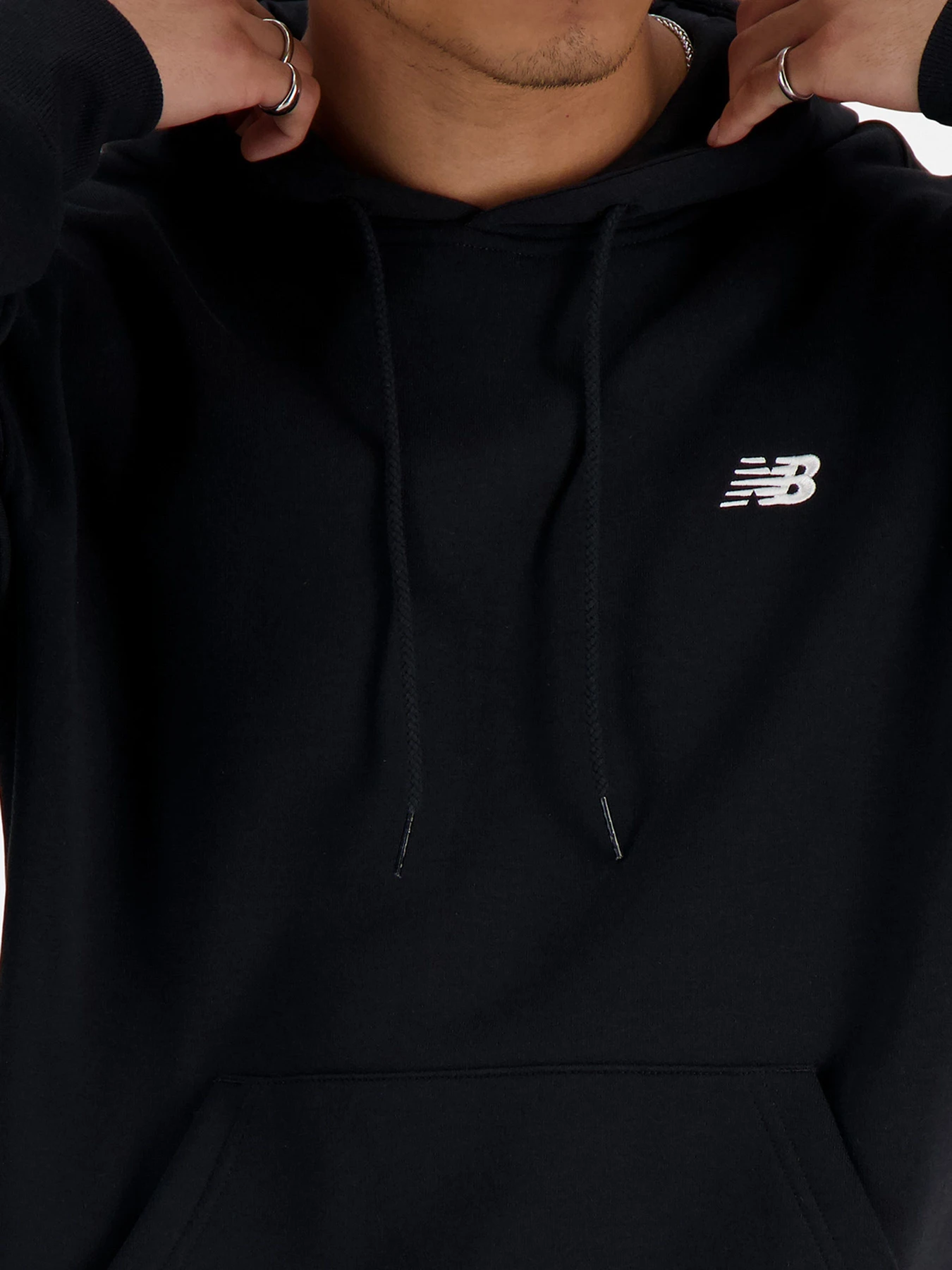 Худі та світшоти New Balance SPORT ESSENTIALS FLEECE модель MT41511BK Фото