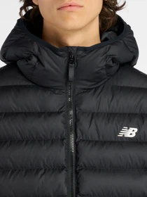 Куртки та дублянки New Balance HOODED PUFFER модель MO53500BK Фото