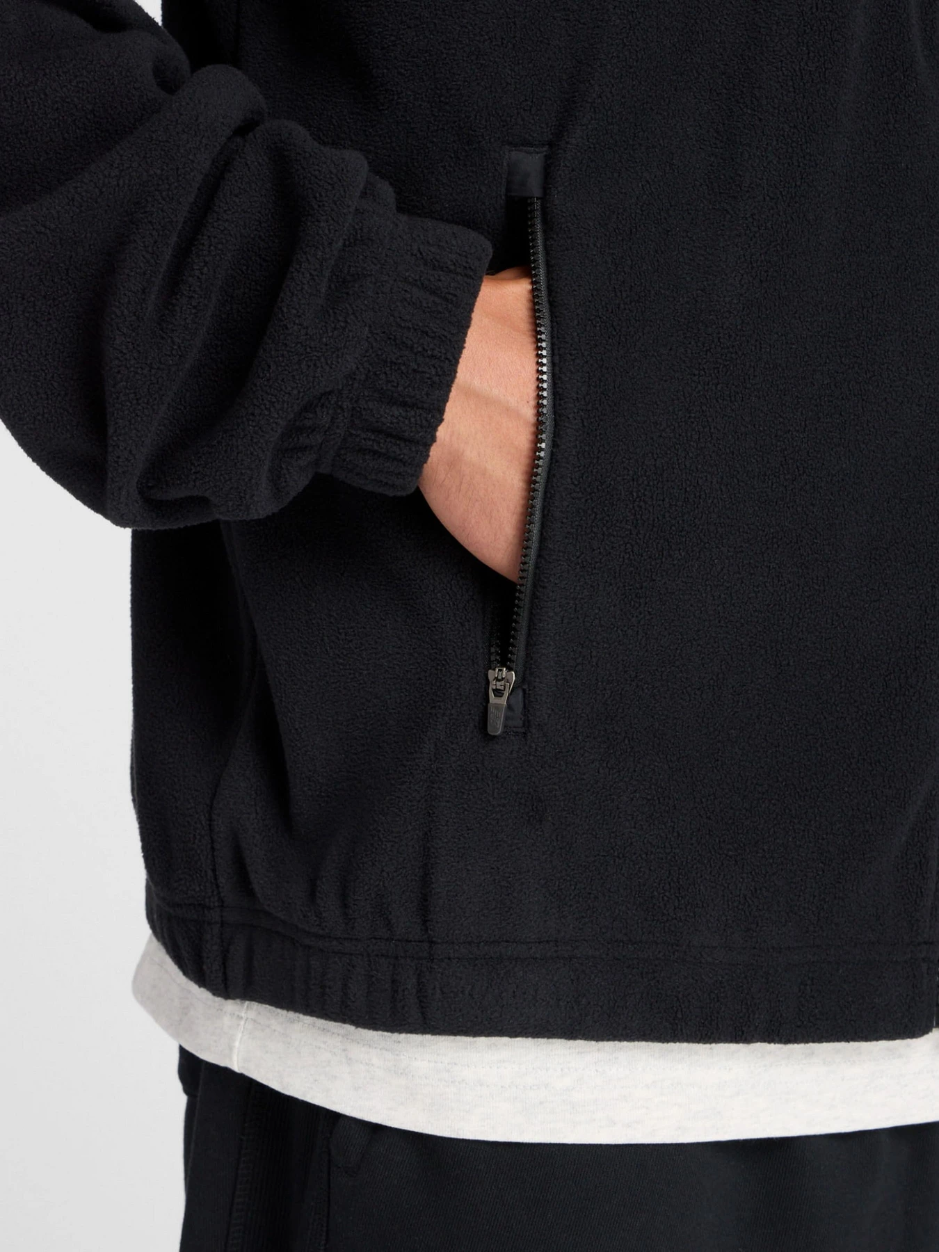 Худи и свитшоты New Balance POLAR FLEECE JACKET модель MJ53507BK Худи и свитшоты New Balance POLAR FLEECE JACKET модель MJ53507BK Фото
