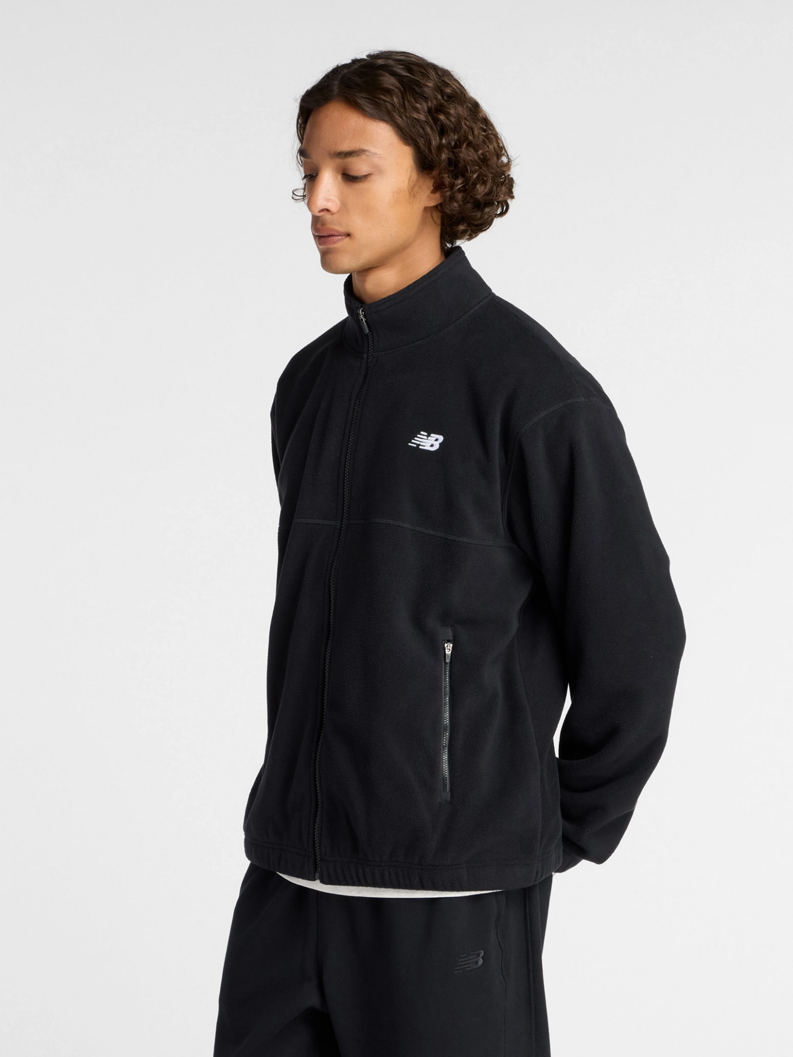 Чоловіча Флісова кофта New Balance POLAR FLEECE JACKET фото 3