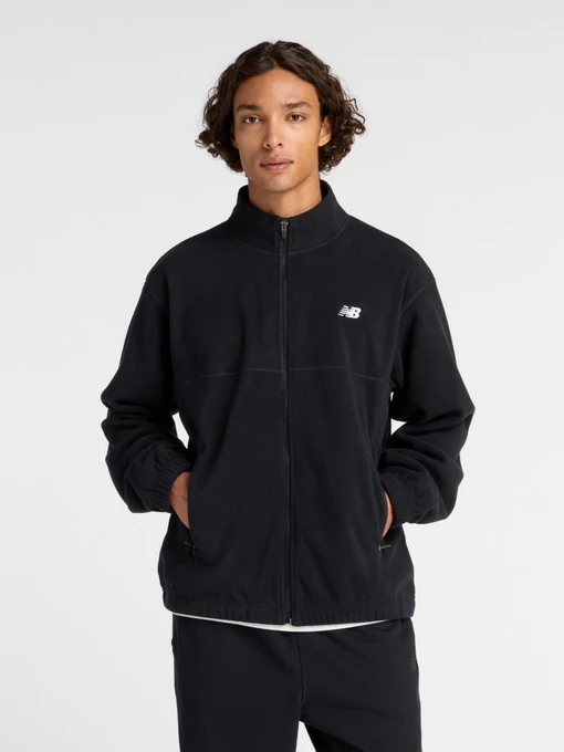 Худі та світшоти New Balance POLAR FLEECE JACKET модель MJ53507BK Фото