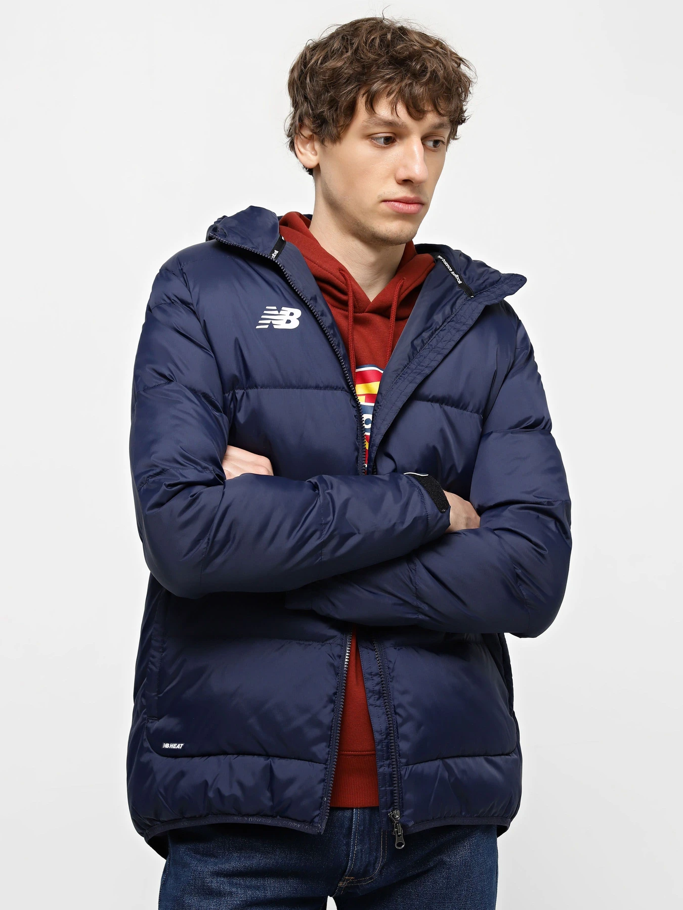 Куртки та дублянки New Balance Team Base модель MJ031540NV Куртки та дублянки New Balance Team Base модель MJ031540NV Фото
