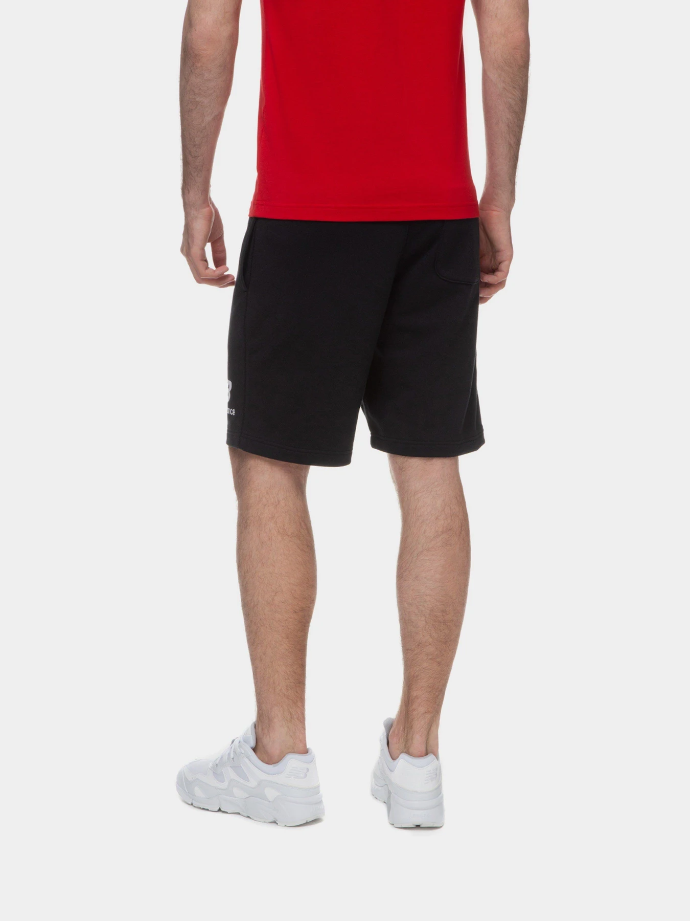 Шорты New Balance Essentials Stacked Logo модель MS03558BK Фото
