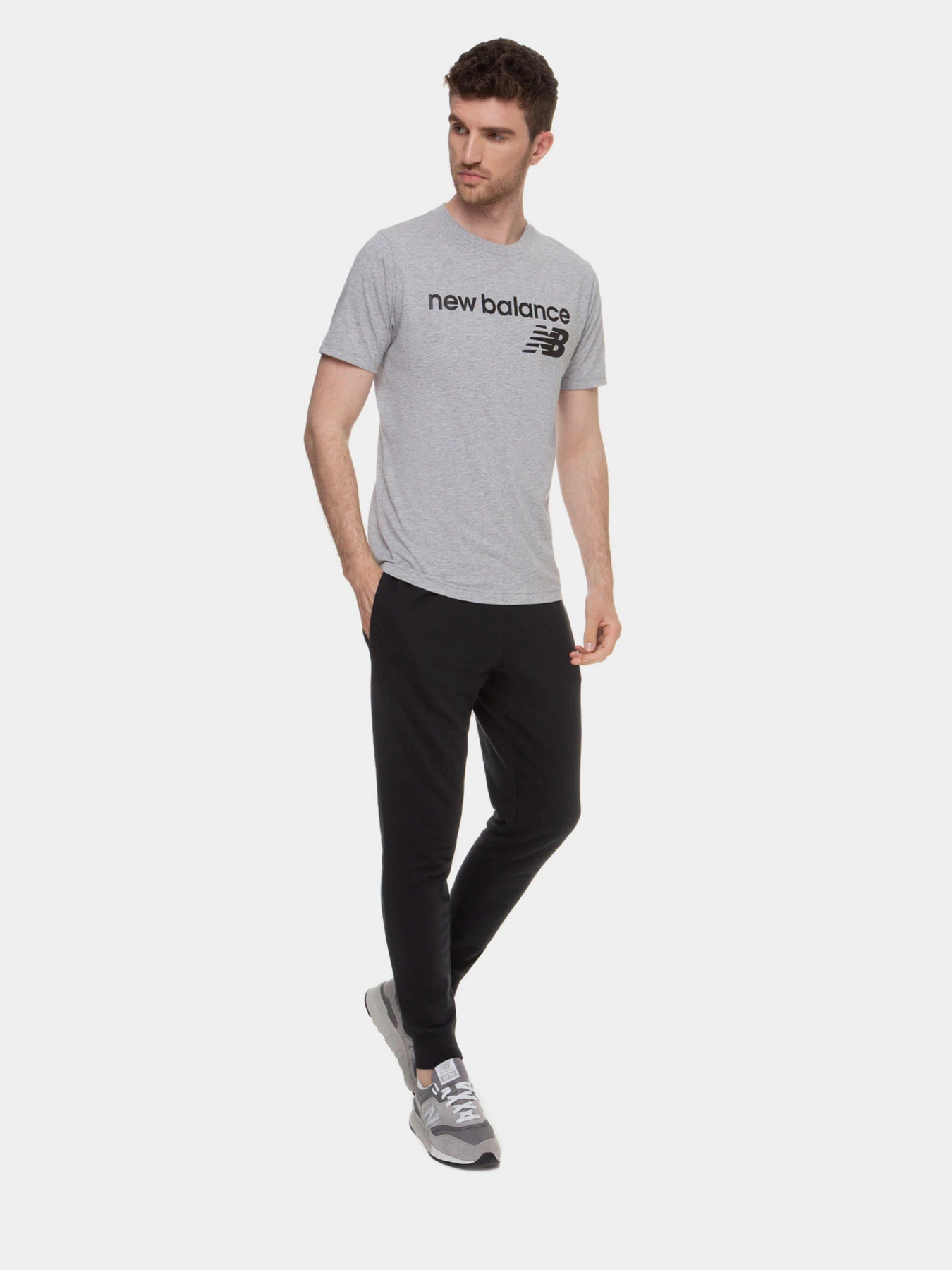 Футболки и поло New Balance Classic Core Logo модель MT03905AG Футболки и поло New Balance Classic Core Logo модель MT03905AG Фото