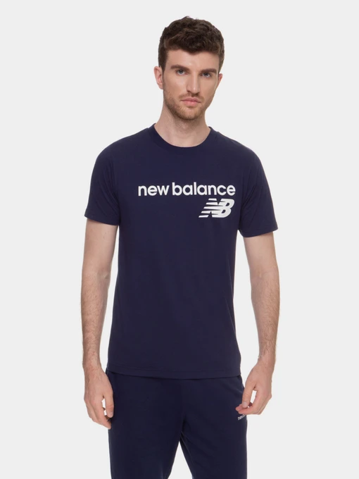 Футболки і поло New Balance Classic Core Logo модель MT03905PGM Фото