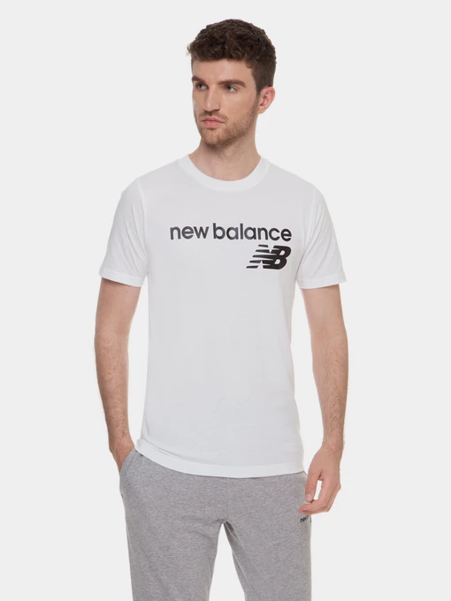 Футболки і поло New Balance Classic Core Logo модель MT03905WT Фото