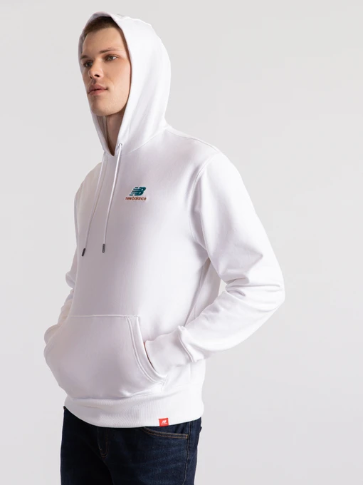 Худі та світшоти New Balance Essentials Embriodered модель MT11550WT Фото