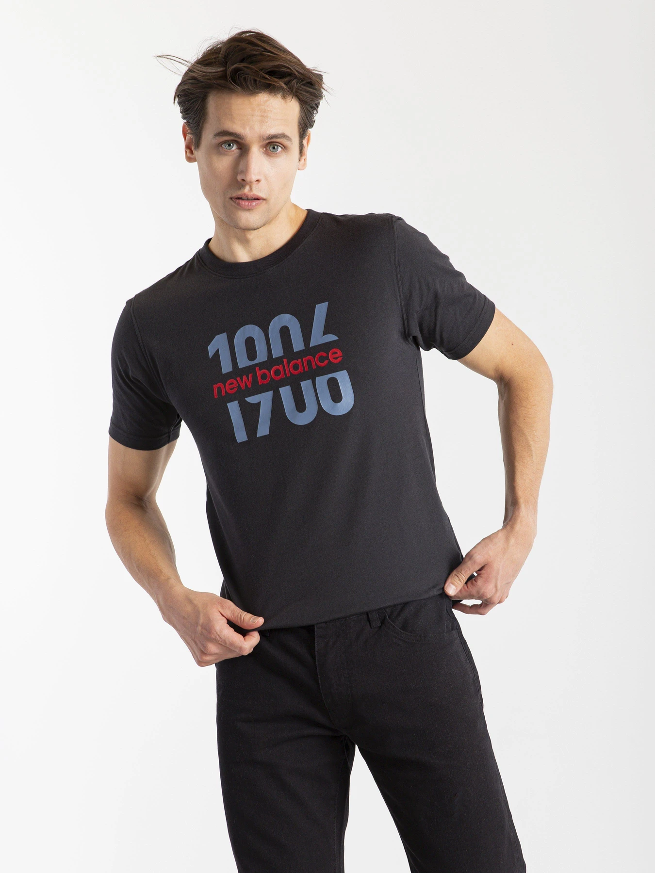 Футболки и поло New Balance Classic Split 1906 модель MT11908BK Футболки и поло New Balance Classic Split 1906 модель MT11908BK Фото