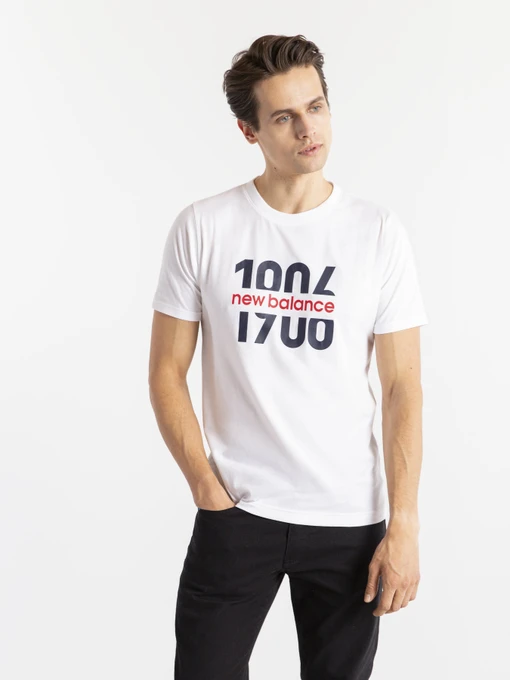 Футболки и поло New Balance Classic Split 1906 модель MT11908WT Фото