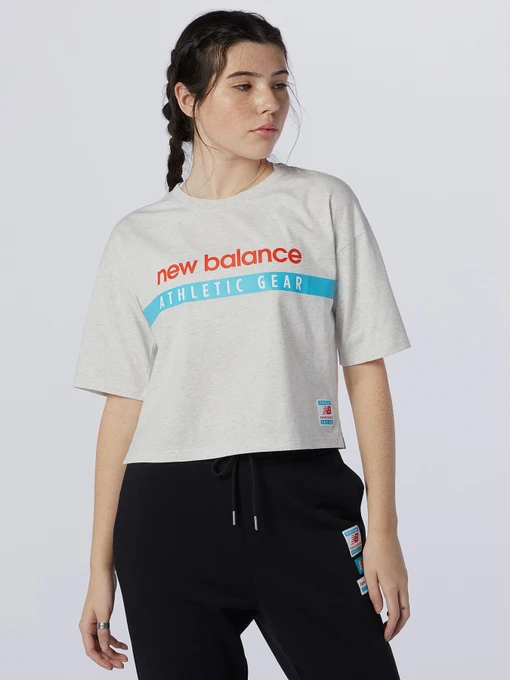 Футболки и поло New Balance Essentials Field Day Boxy модель WT11508SAH Фото