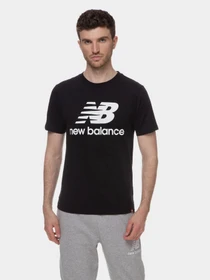 Футболки и поло New Balance Essentials Stacked Logo модель MT01575BK Фото