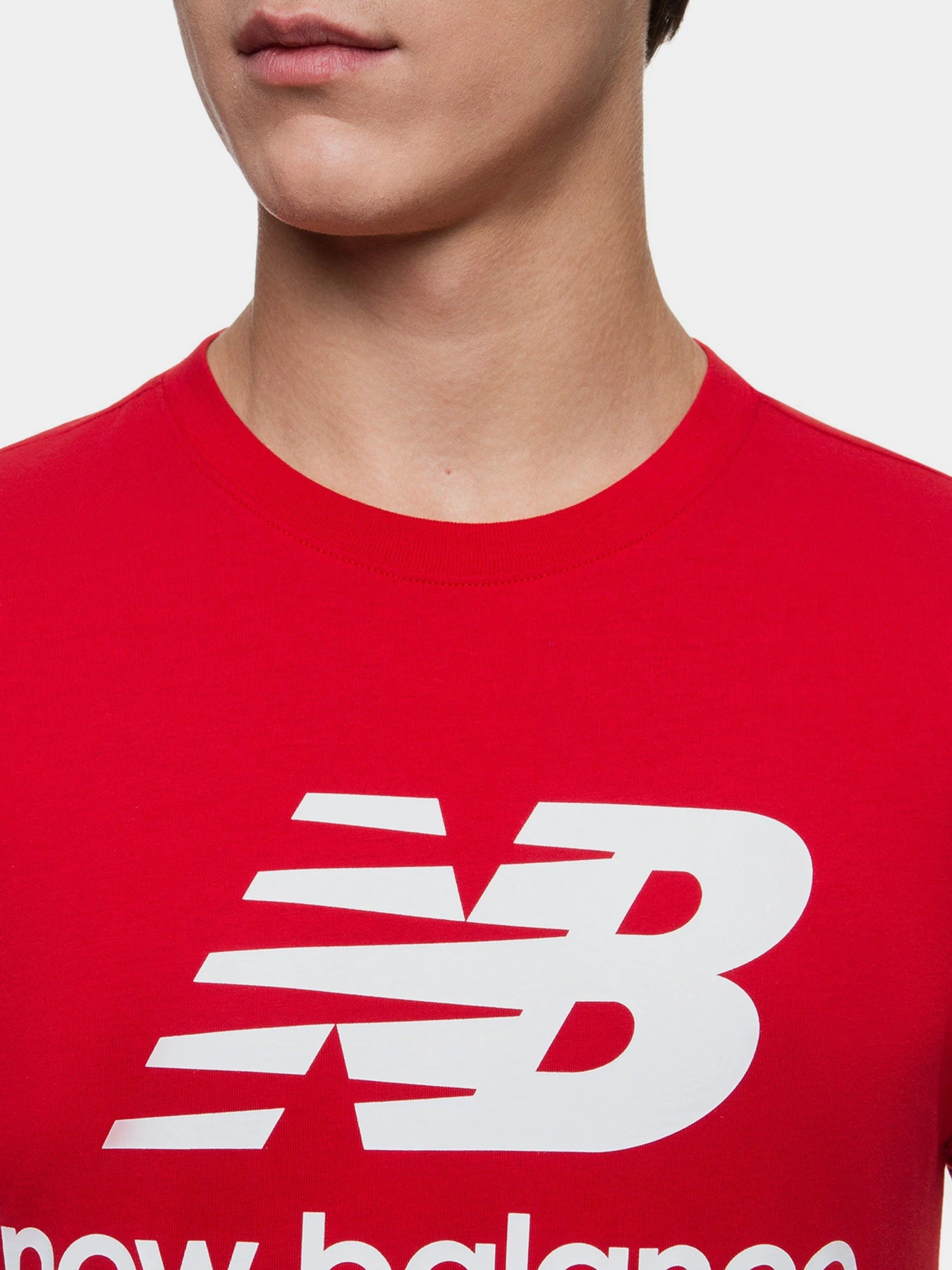 Футболки и поло New Balance Essentials Stacked Logo модель MT01575REP Футболки и поло New Balance Essentials Stacked Logo модель MT01575REP Фото