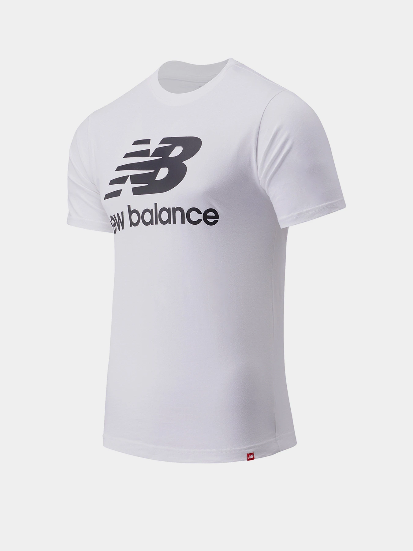 Футболки и поло New Balance Essentials Stacked Logo модель MT01575WT Футболки и поло New Balance Essentials Stacked Logo модель MT01575WT Фото