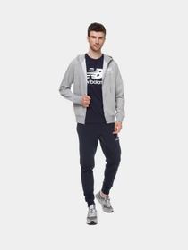 Худі та світшоти New Balance Essentials Stacked Full Zip модель MJ03558AG Фото