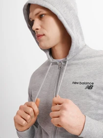 Худи и свитшоты New Balance Classic Core FZ модель MJ03907AG Фото
