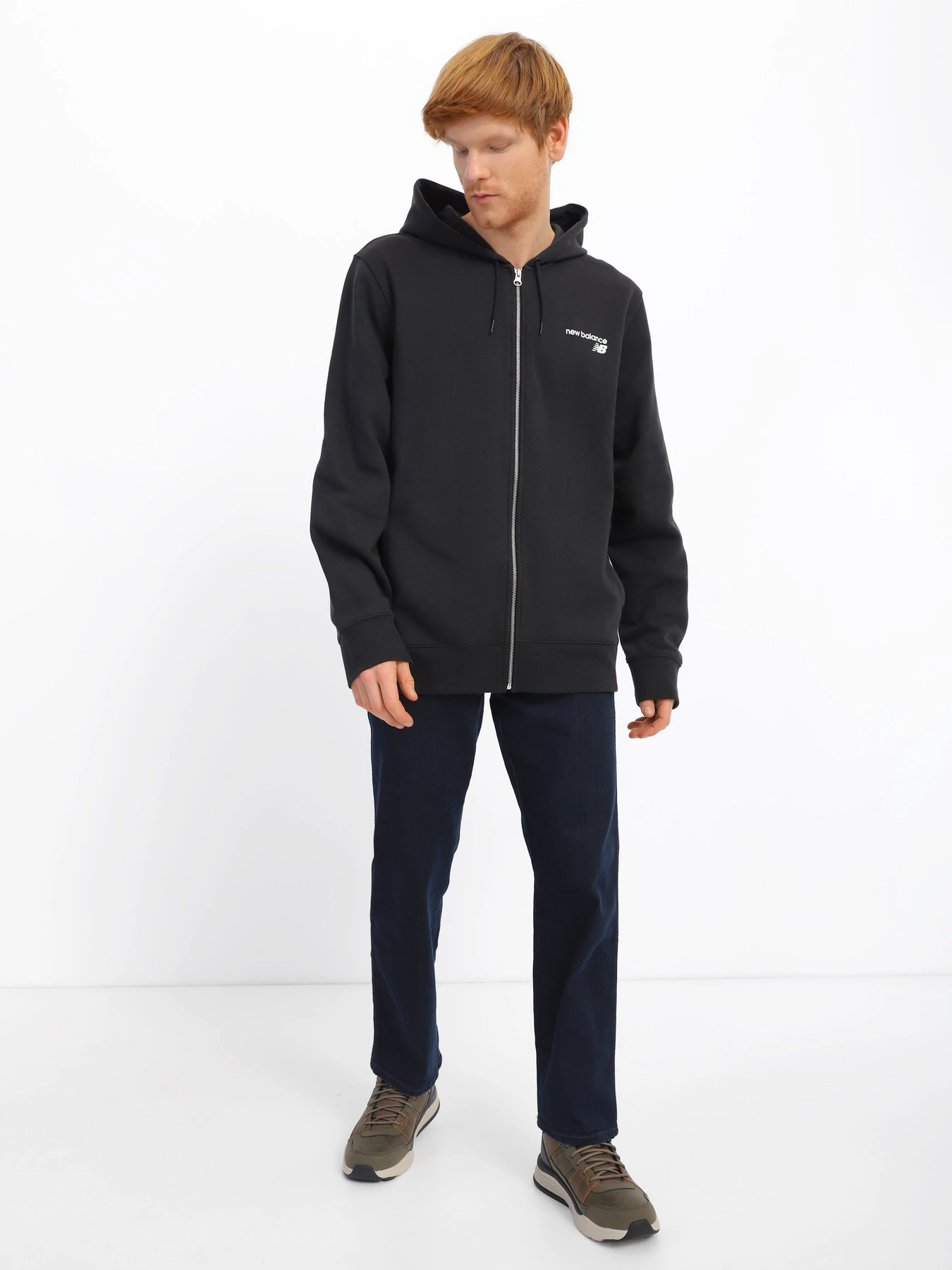 Худи и свитшоты New Balance Classic CF FZ модель MJ03907BK Худи и свитшоты New Balance Classic CF FZ модель MJ03907BK Фото