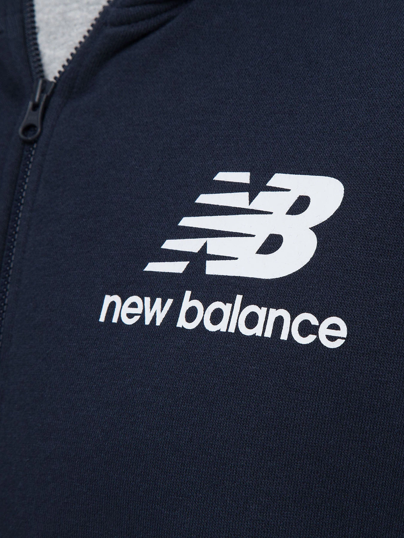 Худі та світшоти New Balance Essentials Stacked Full Zip модель MJ03558ECL Худі та світшоти New Balance Essentials Stacked Full Zip модель MJ03558ECL Фото