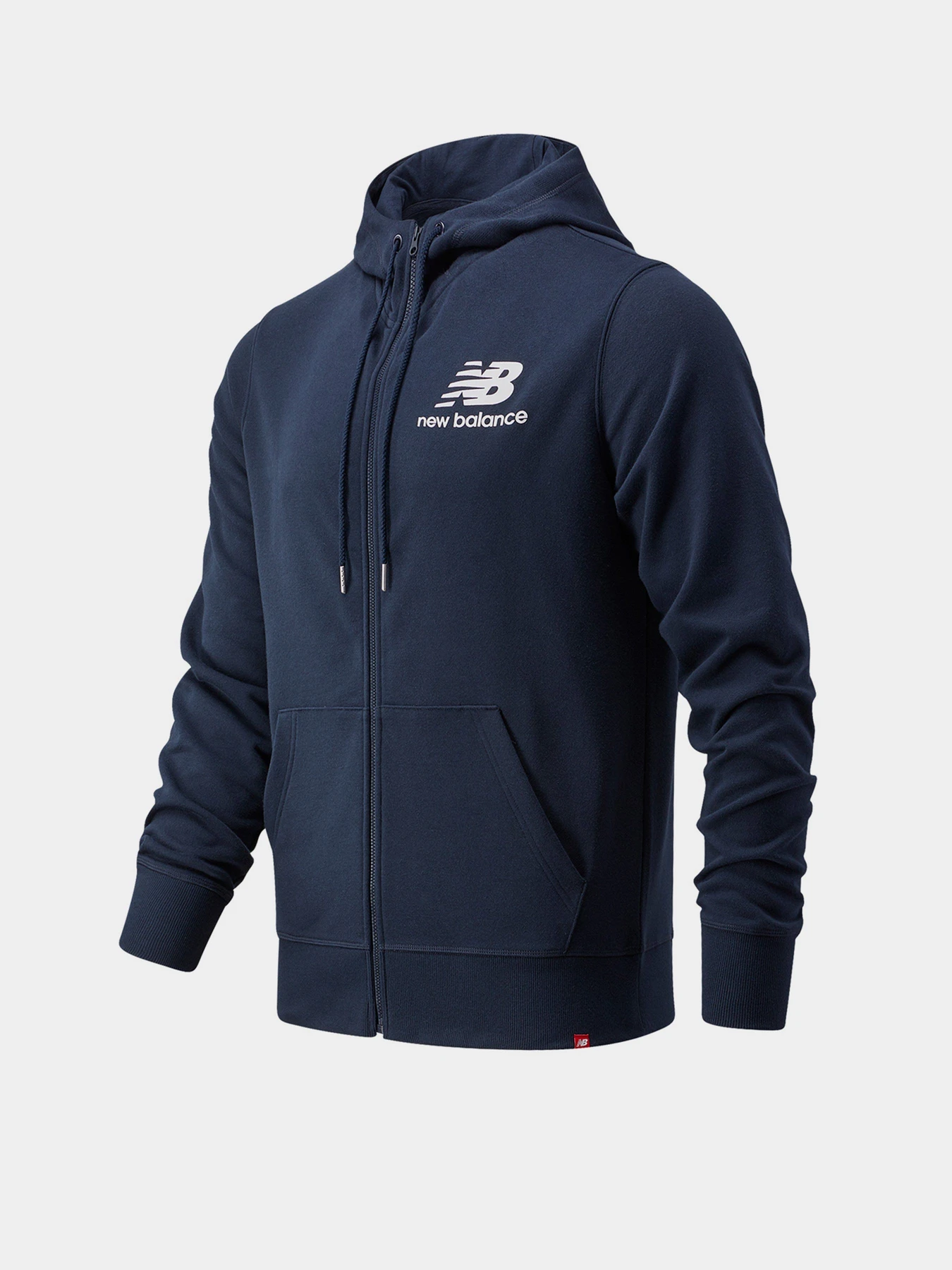 Худі та світшоти New Balance Essentials Stacked Full Zip модель MJ03558ECL Худі та світшоти New Balance Essentials Stacked Full Zip модель MJ03558ECL Фото