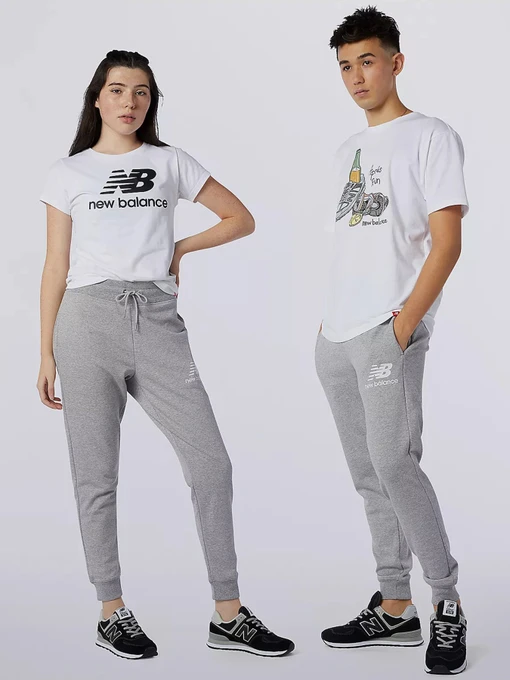 Штани New Balance Essential Stack Logo модель MP11507AG Фото