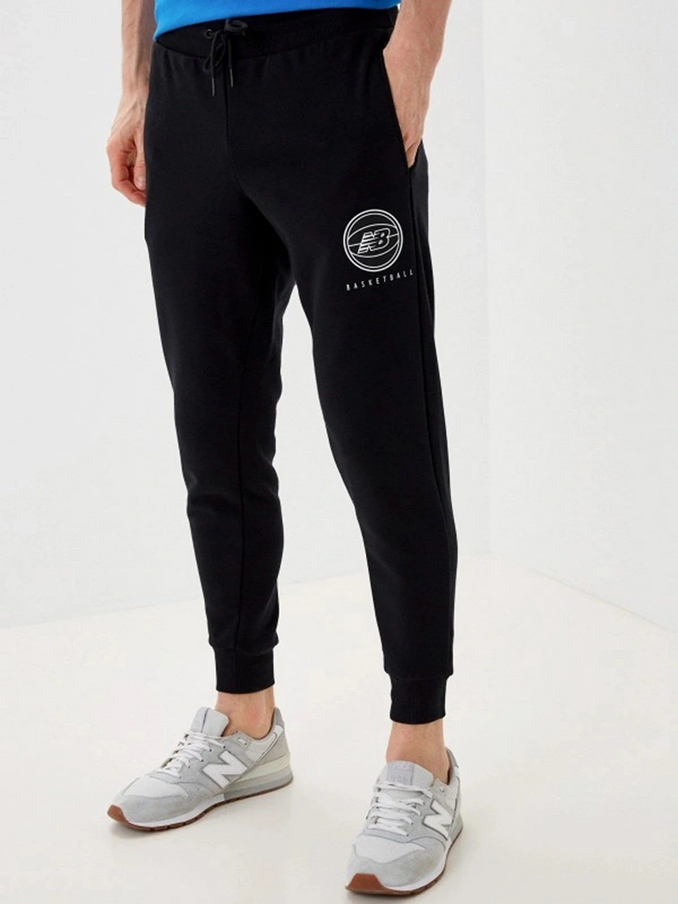 Брюки New Balance Hoops Essential модель MP13583BK Брюки New Balance Hoops Essential модель MP13583BK Фото