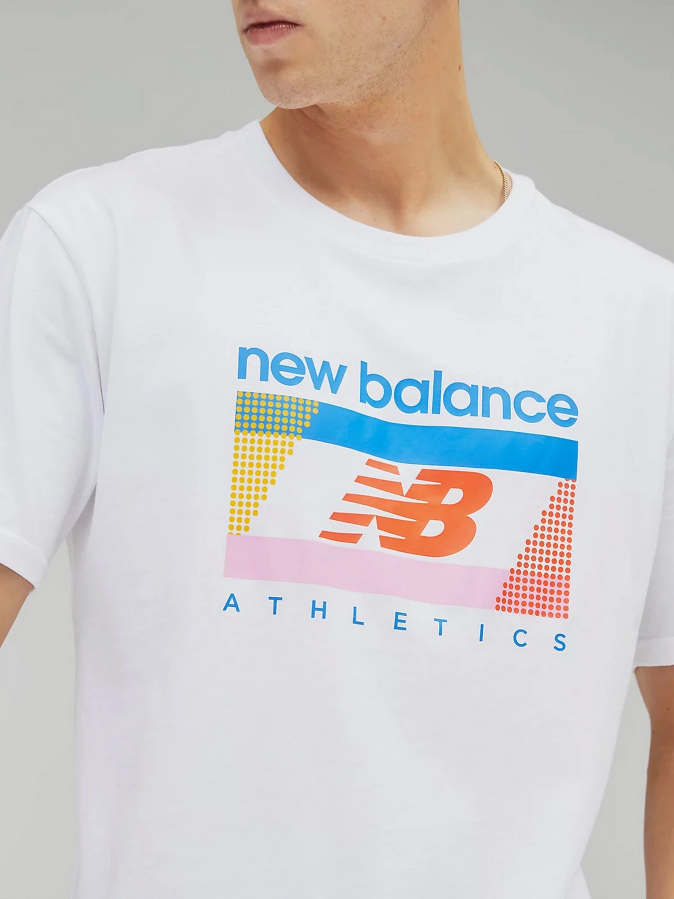 Футболки и поло New Balance Athletics Amplified модель MT21502WT Футболки и поло New Balance Athletics Amplified модель MT21502WT Фото