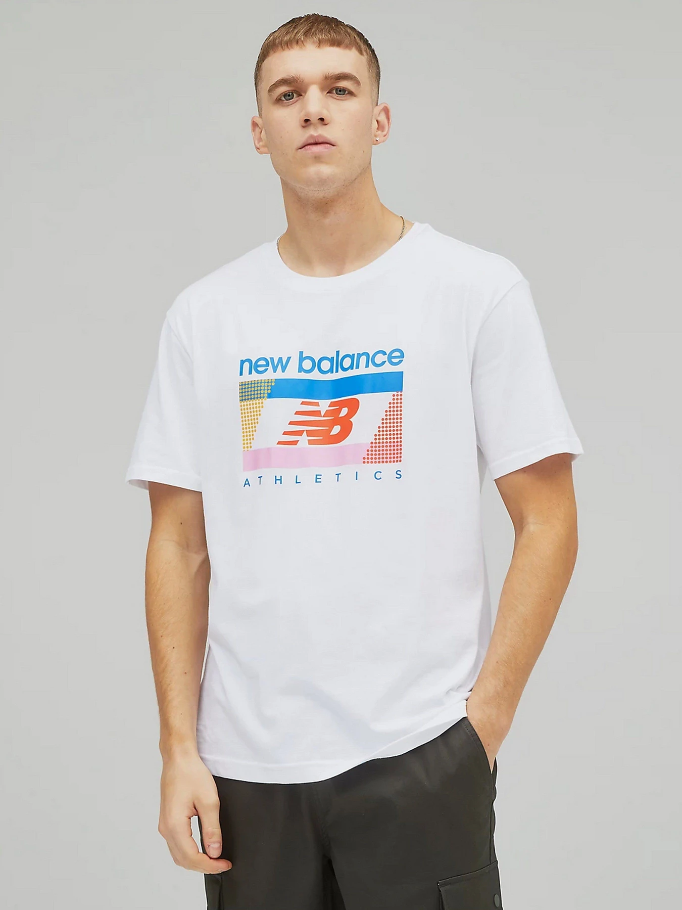 Футболки и поло New Balance Athletics Amplified модель MT21502WT Футболки и поло New Balance Athletics Amplified модель MT21502WT Фото