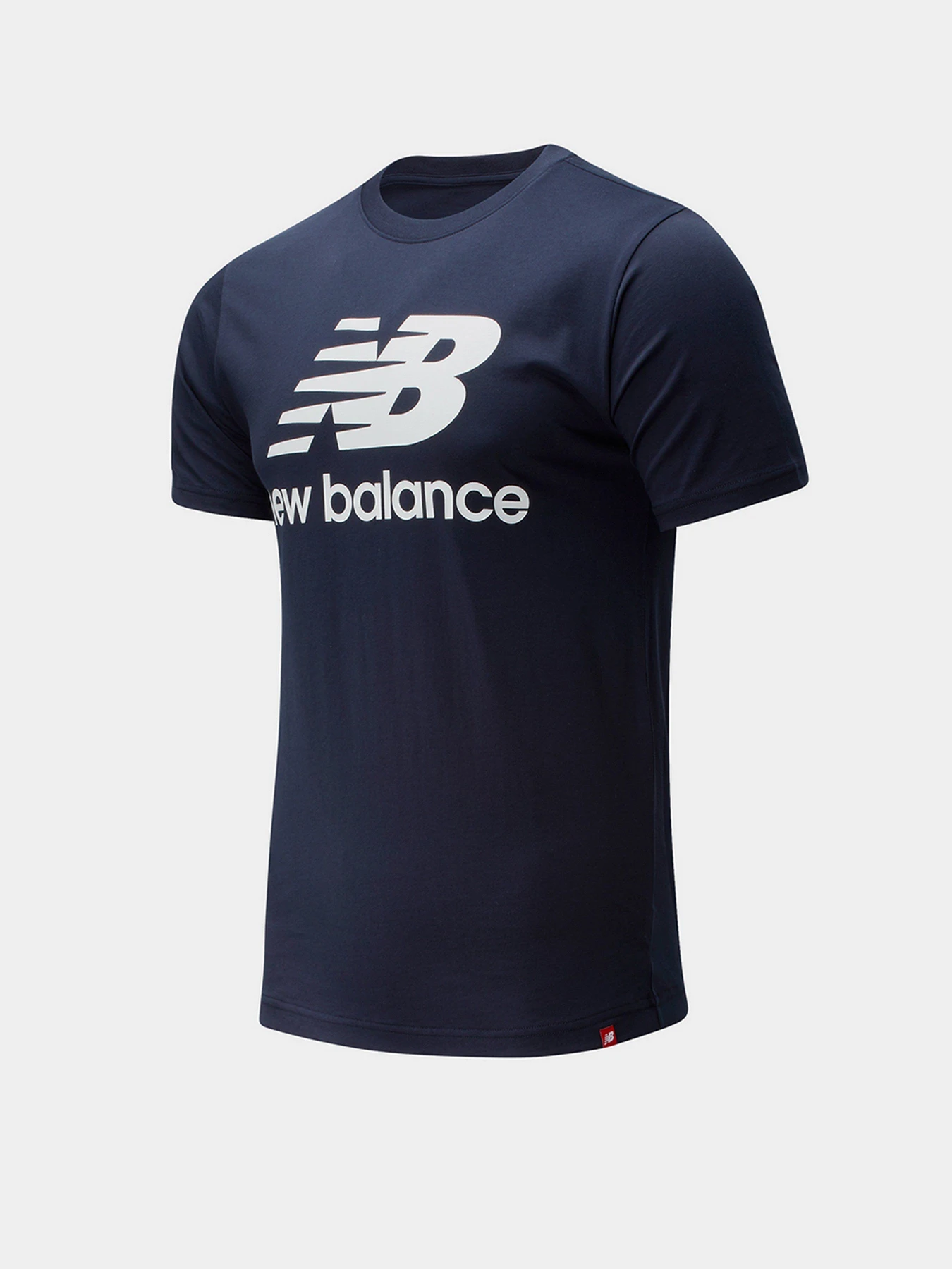 Футболки и поло New Balance Essentials Stacked Logo модель MT01575ECL Футболки и поло New Balance Essentials Stacked Logo модель MT01575ECL Фото