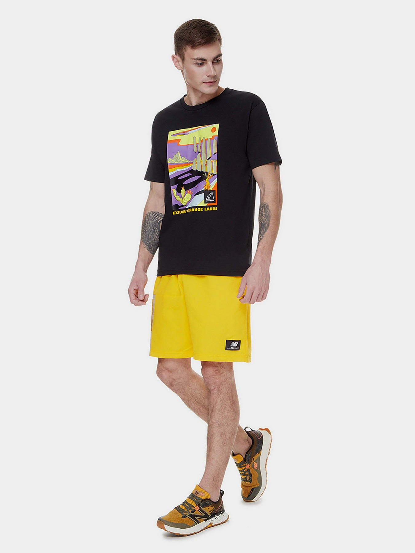 Футболки и поло New Balance All Terrain Graphic модель MT21509BK Футболки и поло New Balance All Terrain Graphic модель MT21509BK Фото