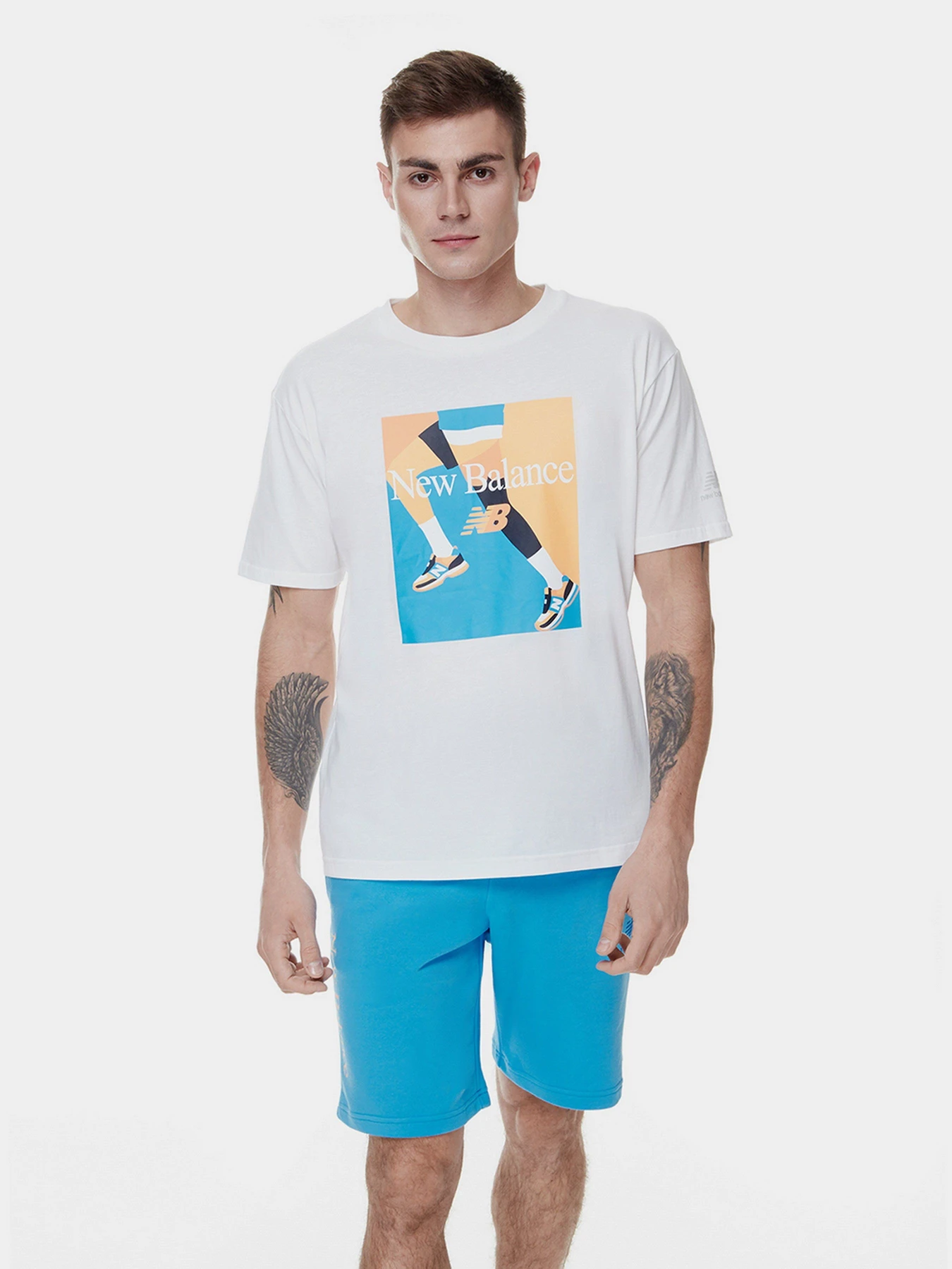Футболки и поло New Balance Essentials Good Vibes Run модель MT21516WT Футболки и поло New Balance Essentials Good Vibes Run модель MT21516WT Фото