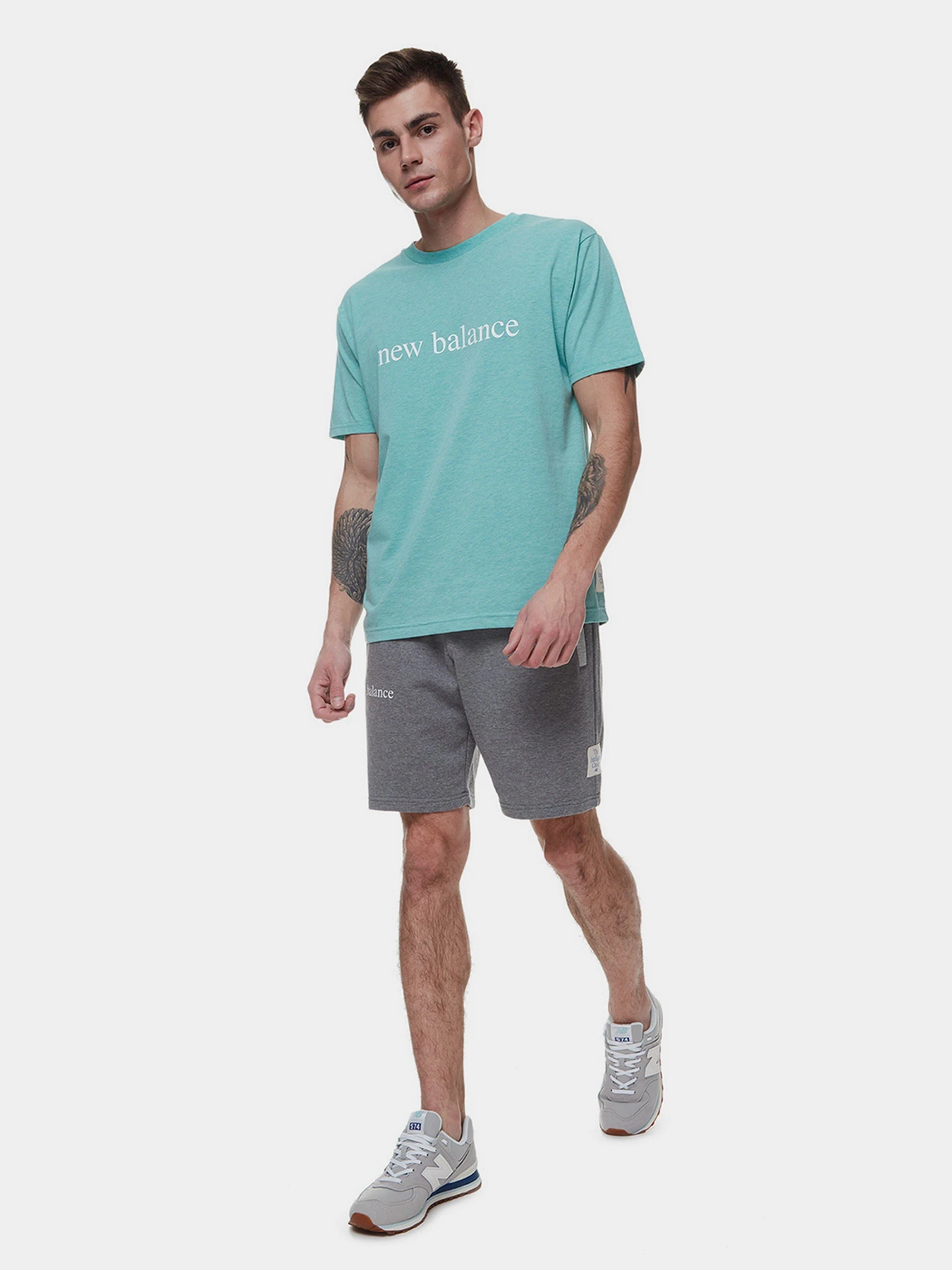 Футболки и поло New Balance Essentials модель MT21566OHH Футболки и поло New Balance Essentials модель MT21566OHH Фото
