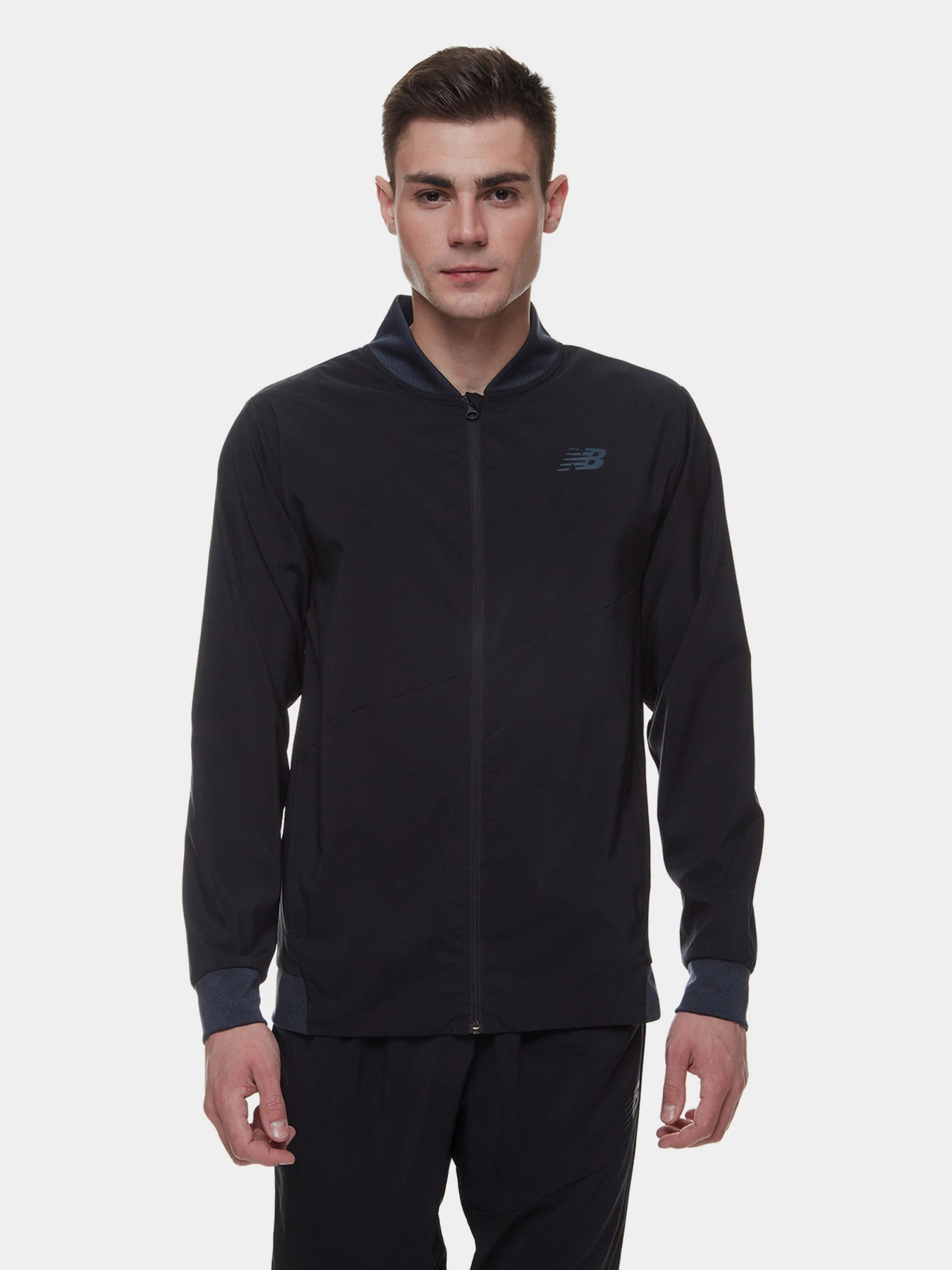 Куртки и дубленки New Balance Tenacity Stretch Woven модель MJ21010BK Куртки и дубленки New Balance Tenacity Stretch Woven модель MJ21010BK Фото