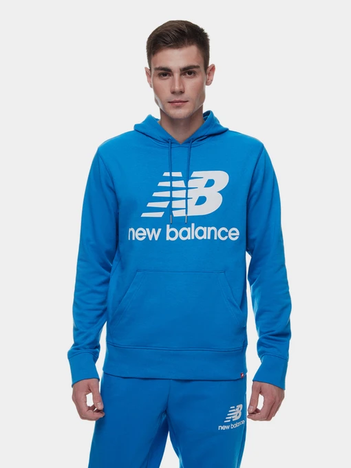 Худі та світшоти New Balance NB Essentials Stacked Logo модель MT03558SBU Фото